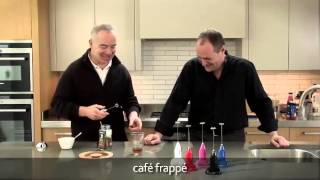 How to make a frappé coffee using an aerolatte milk frother [upl. by Guy]