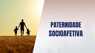 Paternidade socioafetiva [upl. by Marlo]