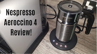 Nespresso Aeroccino 4 Milk Frother Review  Worth upgrading from the Aeroccino 3 [upl. by Ern]