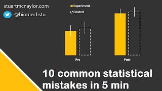 Ten Statistical Mistakes in 5 Min [upl. by Necila]