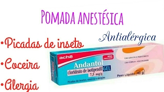 Resenha PomadaAndantol Gel [upl. by Namyaw]