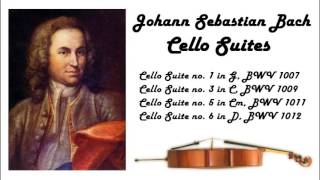 Johann Sebastian Bach  Cello suites in 432 Hz great for reading or studying [upl. by Akahs]