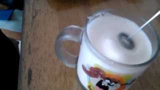 Aerolatte Review Frothing Cold Milk In Under 1 Minute [upl. by Daney]